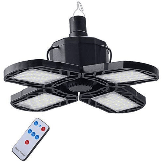 1pc Solar Garage Light, USB Charging Ceiling Light With 5 Deformable Panels For Home Shed Barn Emergency SOS Hiking Tent Indoor Outdoor - Renee Lane Company