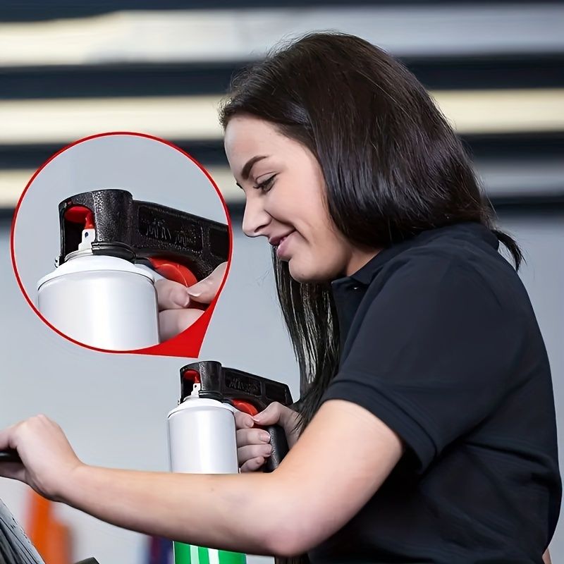 1pc Sprayer Machine Full Hand Grip, Instant Aerosol Trigger Handle,Reusable Universal Spray Handle Grip - Renee Lane Company