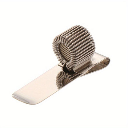 1pc Spring Pen Clip Metal Pencil Holder Single Hole Orifice Elastic Loop Portable Writing Stationery - Renee Lane Company