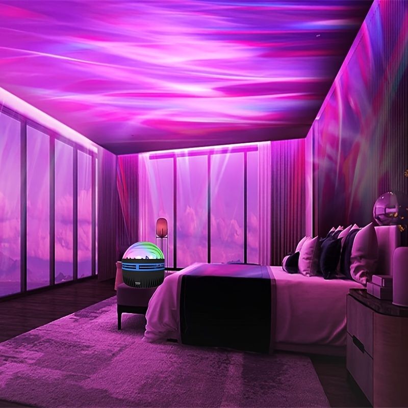 1pc Starry Sky Projector, Nebula Night Light, Star Galaxy Night Light For Bedroom Gaming Room Home Decor - Renee Lane Company