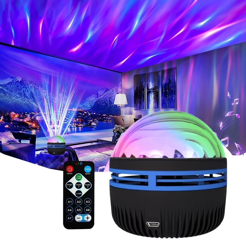 1pc Starry Sky Projector, Nebula Night Light, Star Galaxy Night Light For Bedroom Gaming Room Home Decor - Renee Lane Company