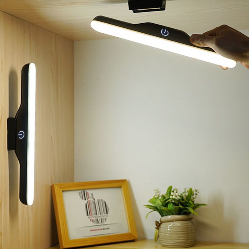 1pc Stick On Wall Lights, LED Magnetic Desk Lamp Dimmable Night Lamp USB Rechargeable For Mirror Office Study Reading Light Bedside Lamp - Renee Lane Company
