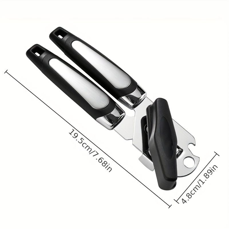 1pc Strong and Multifunctional Stainless Steel Can Opener and Bottle Opener - Perfect for Home Canning and Bottling - Renee Lane Company