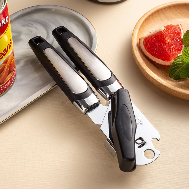 1pc Strong and Multifunctional Stainless Steel Can Opener and Bottle Opener - Perfect for Home Canning and Bottling - Renee Lane Company