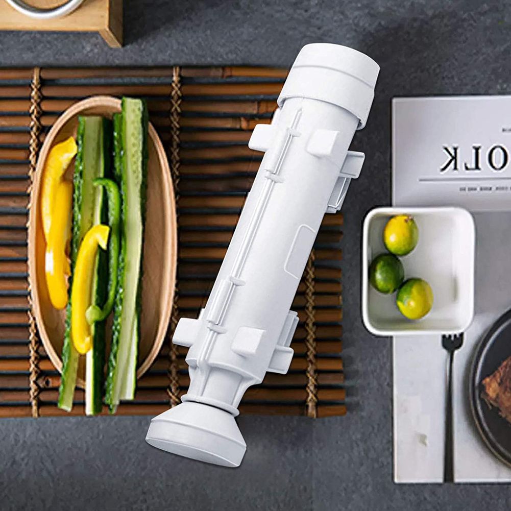 1pc Sushi Maker Set - Quick and Easy DIY Rice Mold Bazooka Roller Kit with Vegetable and Meat Rolling Tool - Perfect for Home Cooking and Entertaining - Renee Lane Company