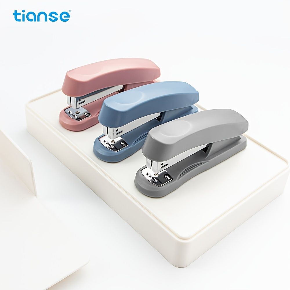 1pc TIANSE 50 Sheets Capacity Desktop Stapler For Office Home School Students - Renee Lane Company