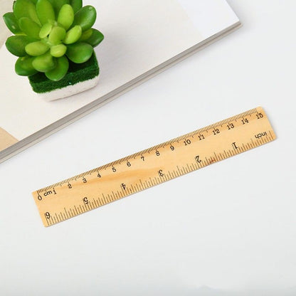 1pc Tailor Ruler Stationery Ruler Wooden Measuring Ruler - Renee Lane Company