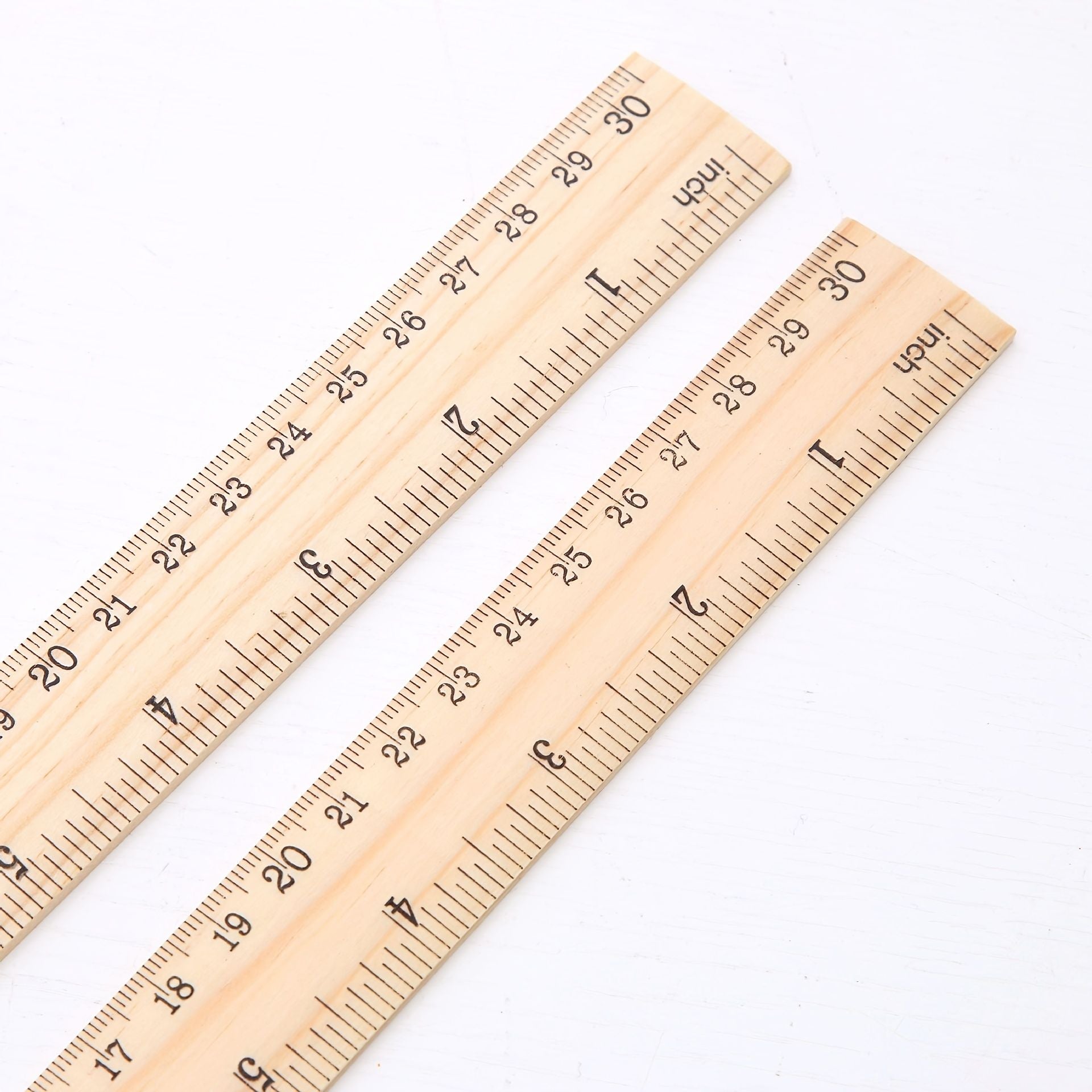 1pc Tailor Ruler Stationery Ruler Wooden Measuring Ruler - Renee Lane Company