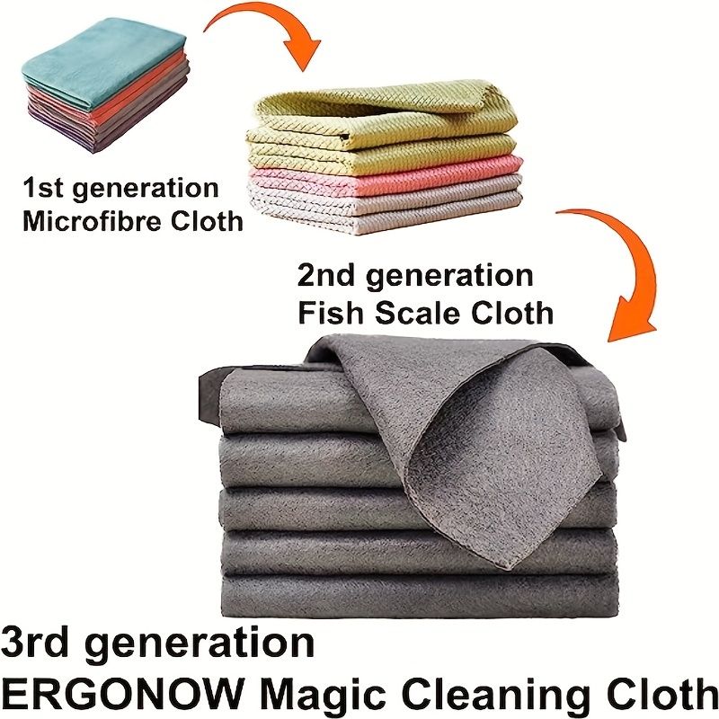 1pc Thickened Magic Cleaning Cloth For Countertop Window Glass, Cleaning Tool For Home Car Boat, Kitchen Accessories - Renee Lane Company