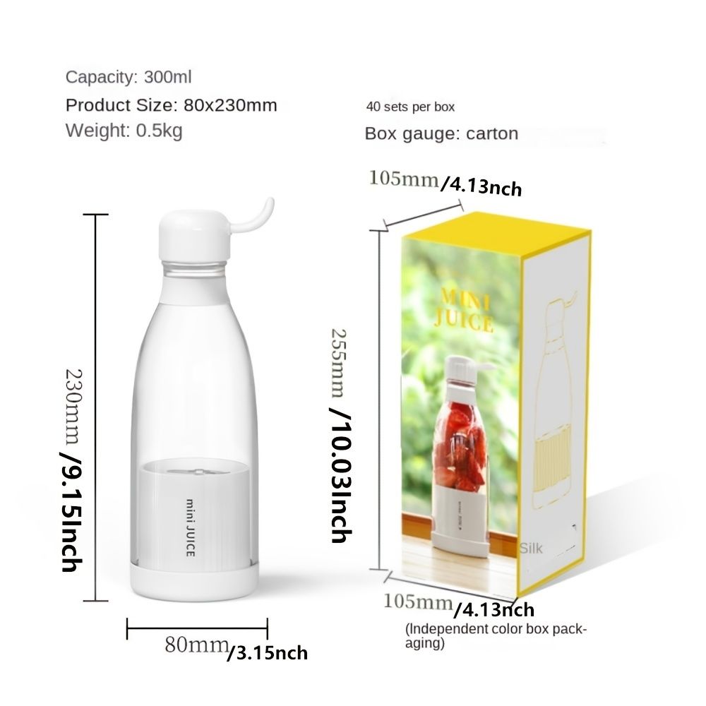 1pc USB Portable Juicing Cup Mini Small Stirring Juicer Rechargeable Electric Portable Juice Cup - Renee Lane Company