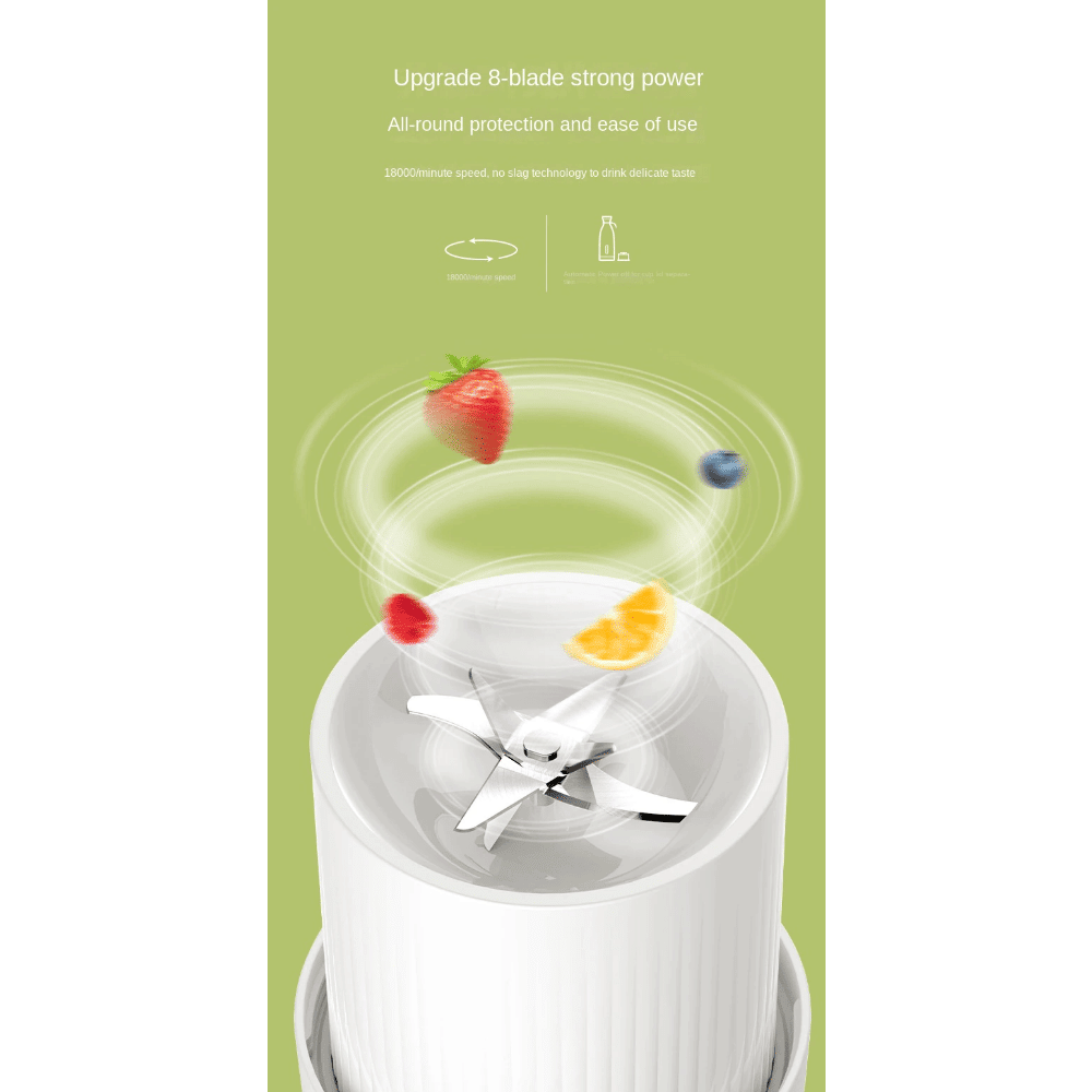 1pc USB Portable Juicing Cup Mini Small Stirring Juicer Rechargeable Electric Portable Juice Cup - Renee Lane Company