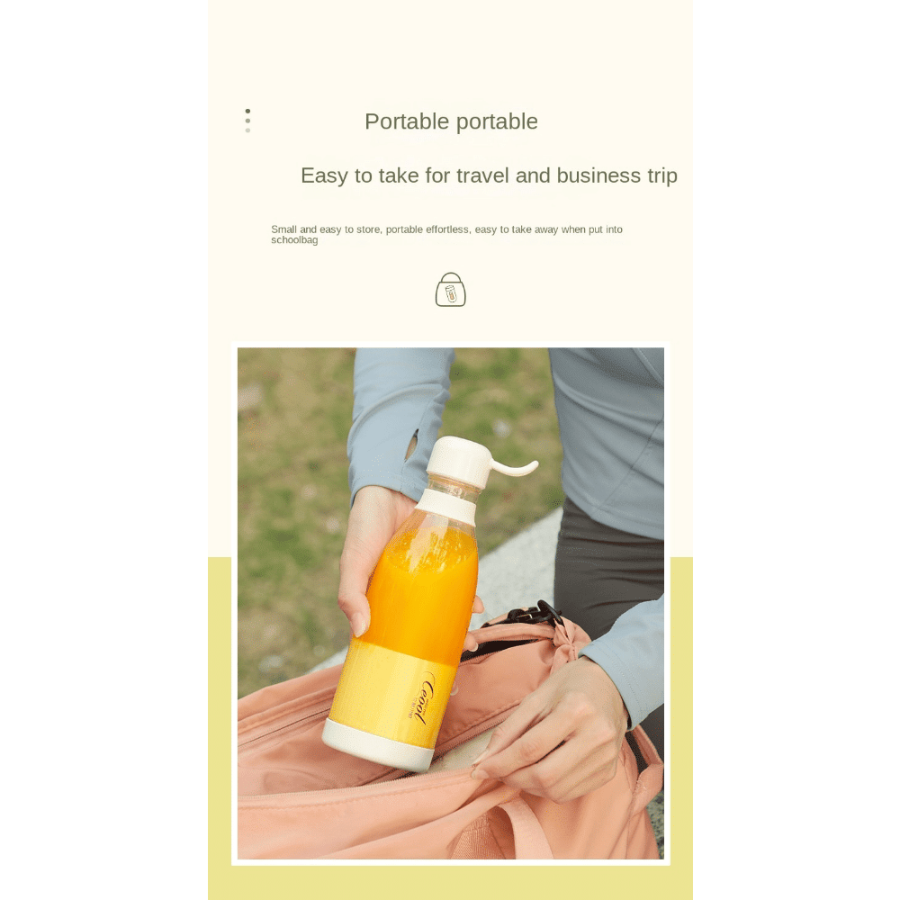 1pc USB Portable Juicing Cup Mini Small Stirring Juicer Rechargeable Electric Portable Juice Cup - Renee Lane Company