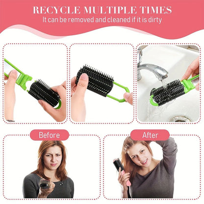 1pcs Collapsible Travel Hair Comb with Mirror - Portable and Compact Hair Brush for On-the-Go Grooming - Renee Lane Company
