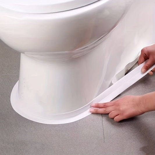 1roll Waterproof Mildew-proof Toilet Caulk Strip, Self-Adhesive Sealing Tape For Kitchen Bathroom, Bathroom Waterproof Tape To Avoid Wet, Kitchen Sink Beautiful Seam Stickers - Renee Lane Company