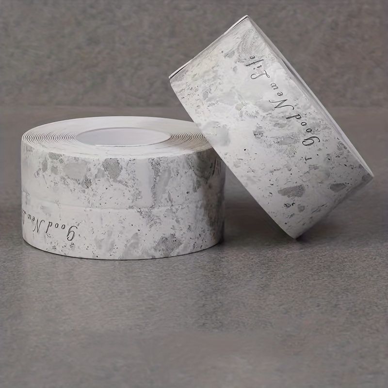 1roll Waterproof Mildew-proof Toilet Caulk Strip, Self-Adhesive Sealing Tape For Kitchen Bathroom, Bathroom Waterproof Tape To Avoid Wet, Kitchen Sink Beautiful Seam Stickers - Renee Lane Company