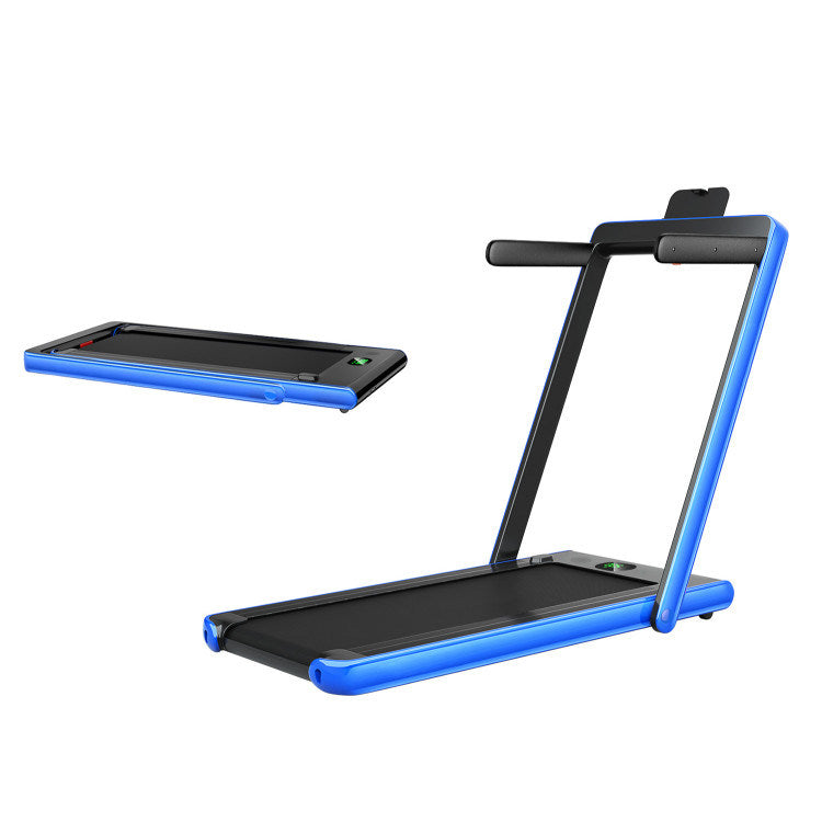 2.25HP 2 in 1 Folding Treadmill with APP Speaker Remote Control - Renee Lane Company
