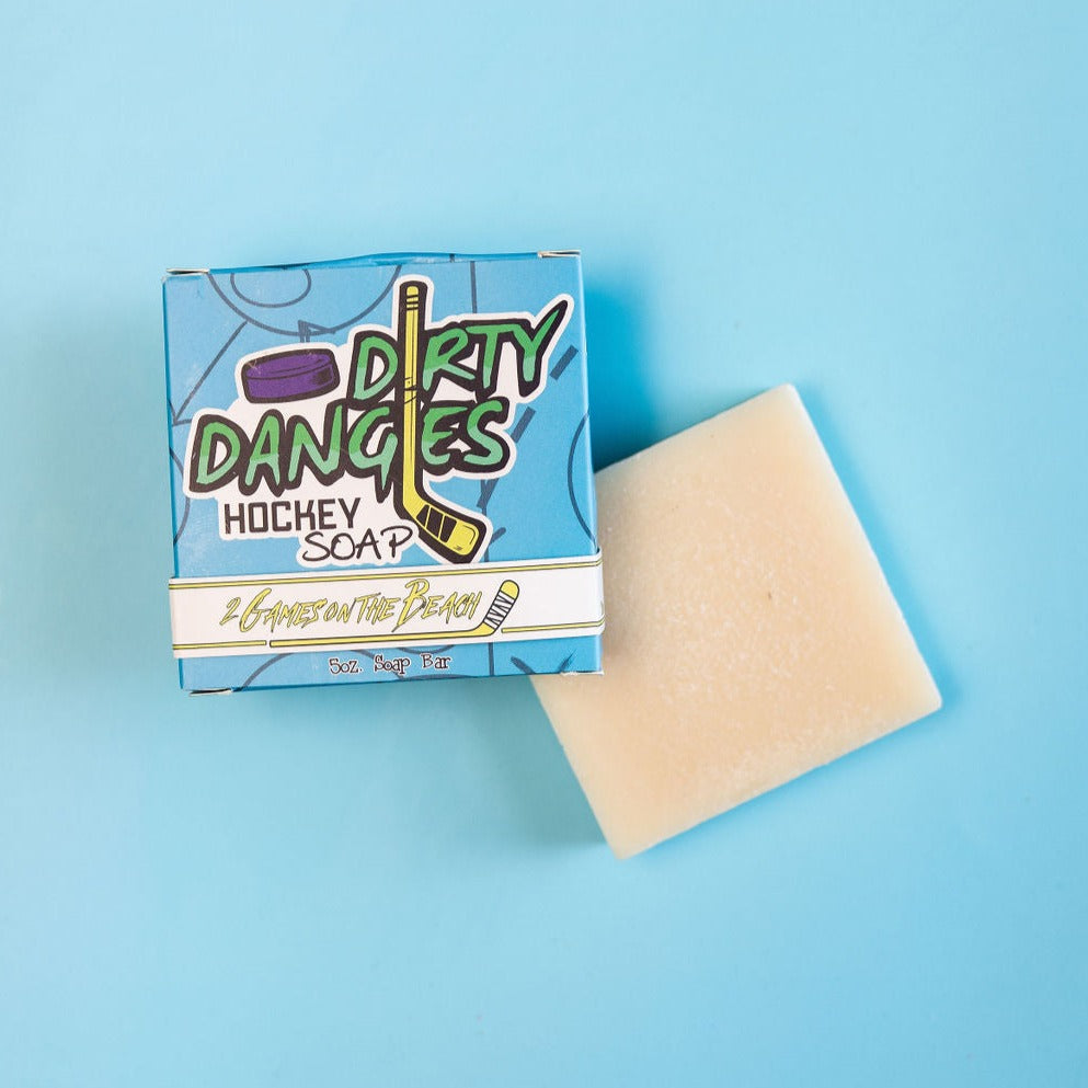 2 Games on the Beach - Hockey Soap Bar - Renee Lane Company