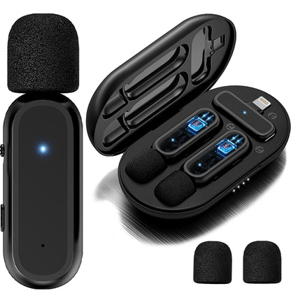 2 Pack Wireless Lavalier Microphones For IPhone/iPad - Renee Lane Company