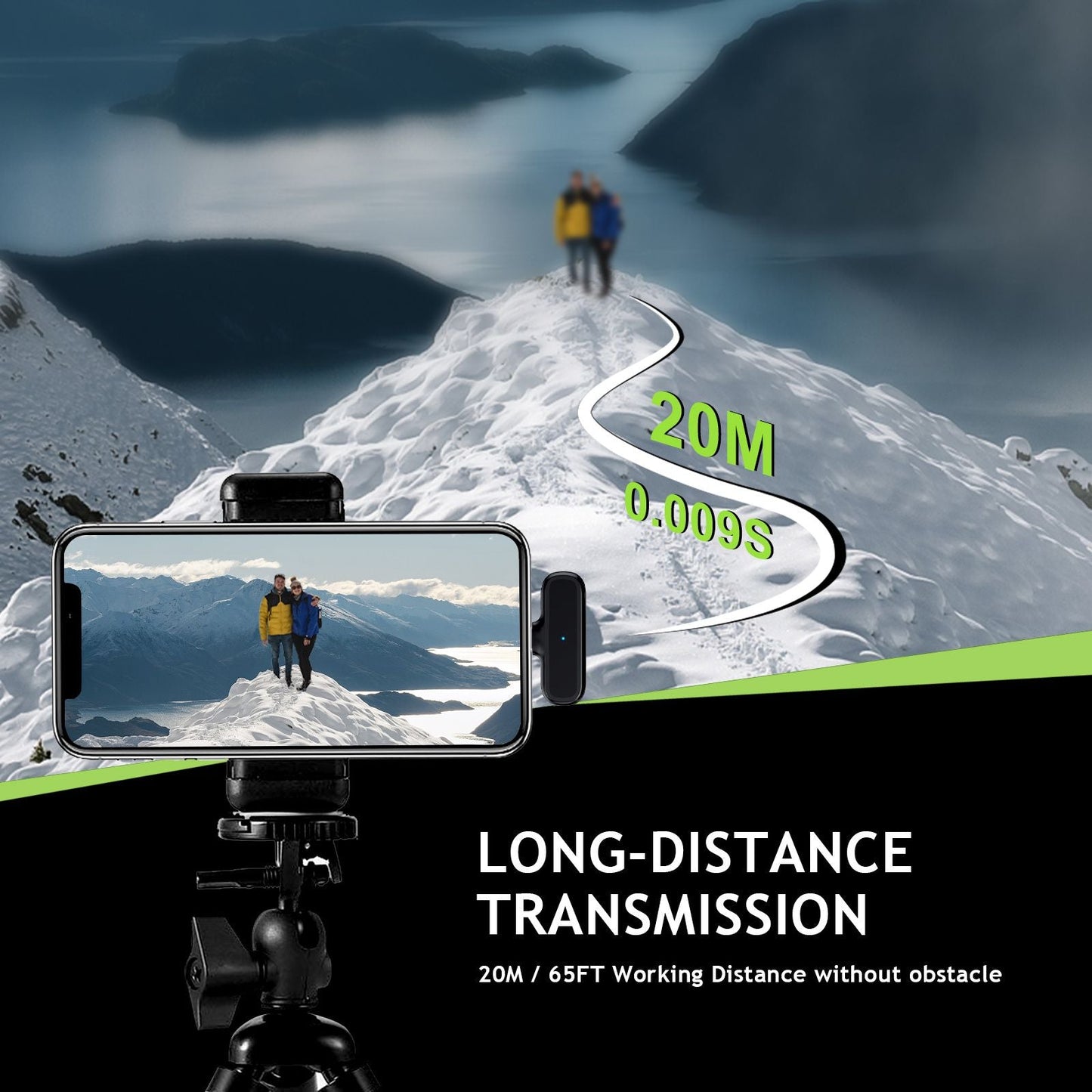 2 Pack Wireless Lavalier Microphones For IPhone/iPad - Renee Lane Company
