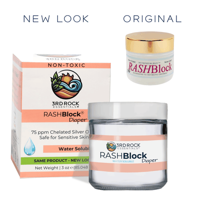 RASHBlock Diaper water-soluble ointment jar with product box, new and original look