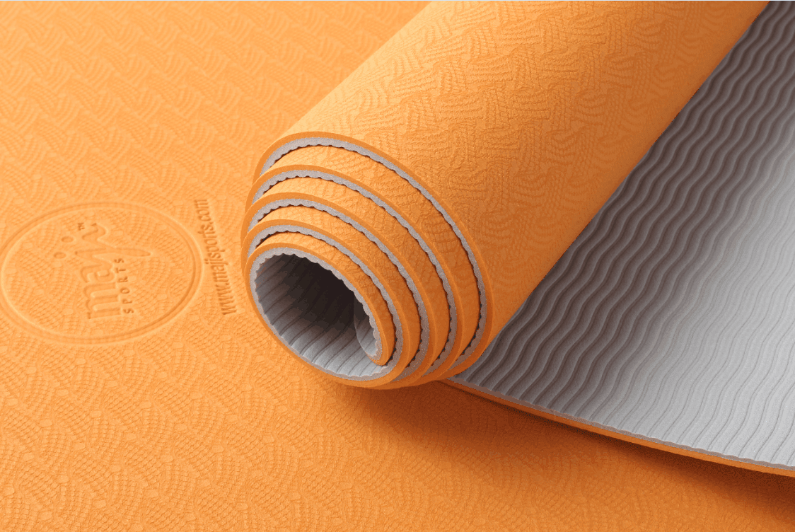 2 Tone TPE Premium Yoga Mat - Renee Lane Company