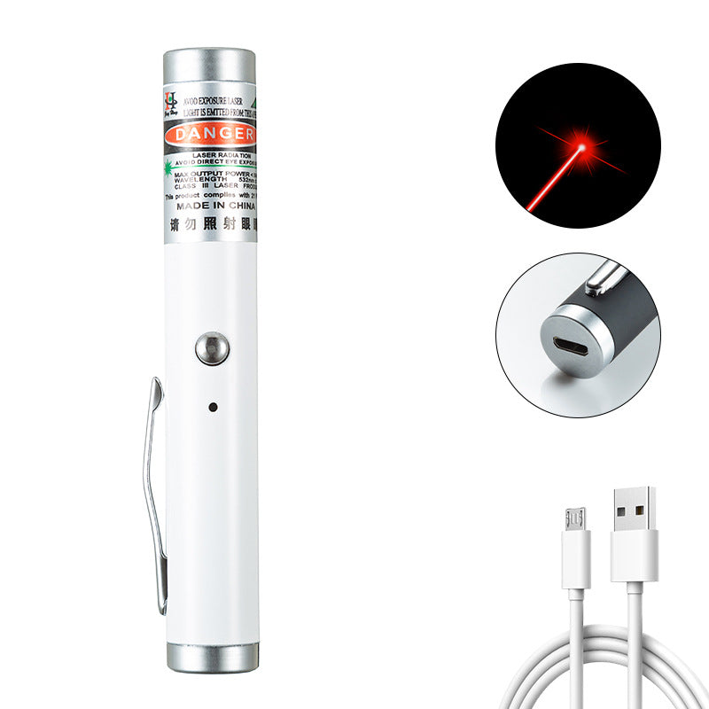 2-in-1 Detachable Mini Green Laser Pointer with Portable Lamp Holder, Visible Focus for Hunting, Teaching, and Presentations - Renee Lane Company