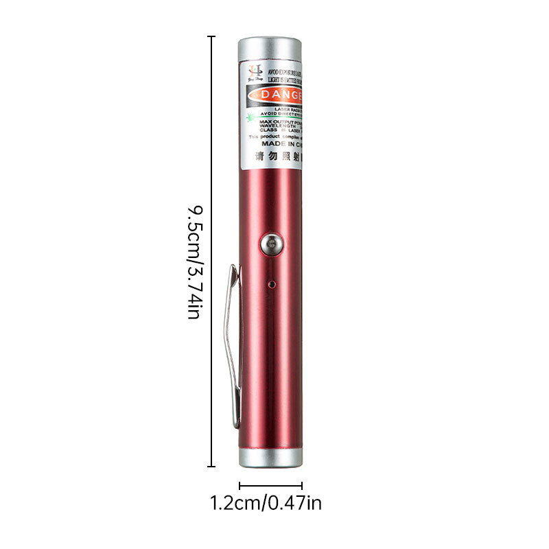 2-in-1 Detachable Mini Green Laser Pointer with Portable Lamp Holder, Visible Focus for Hunting, Teaching, and Presentations - Renee Lane Company