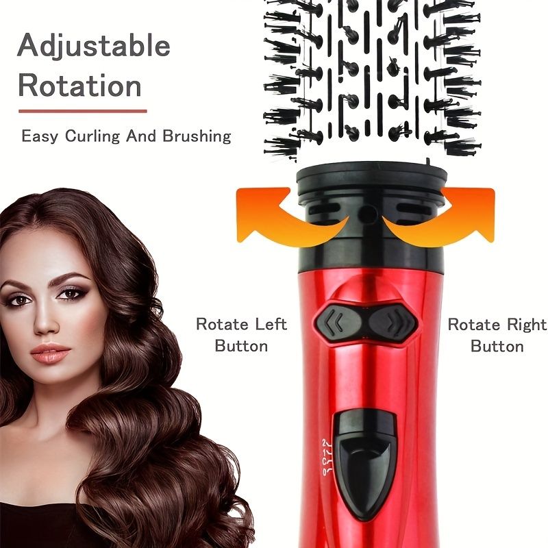 2-in-1 Electric Rotating Curling Comb and Hair Dryer for Salon-Quality Styling at Home - Renee Lane Company