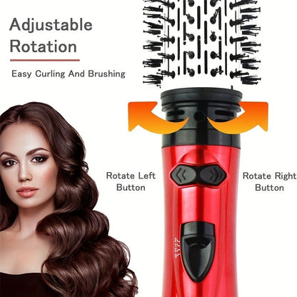 2-in-1 Electric Rotating Curling Comb and Hair Dryer for Salon-Quality Styling at Home - Renee Lane Company