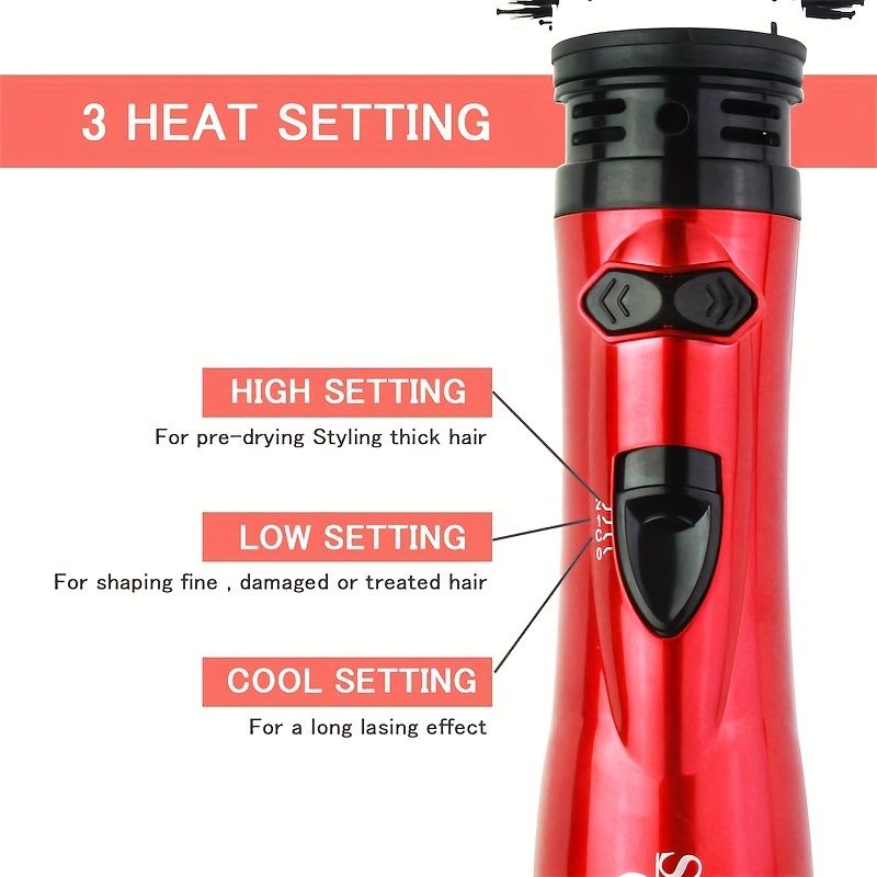 2-in-1 Electric Rotating Curling Comb and Hair Dryer for Salon-Quality Styling at Home - Renee Lane Company