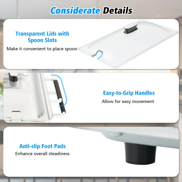 2 in 1 Electric Warming Tray with Temperature Control - Renee Lane Company