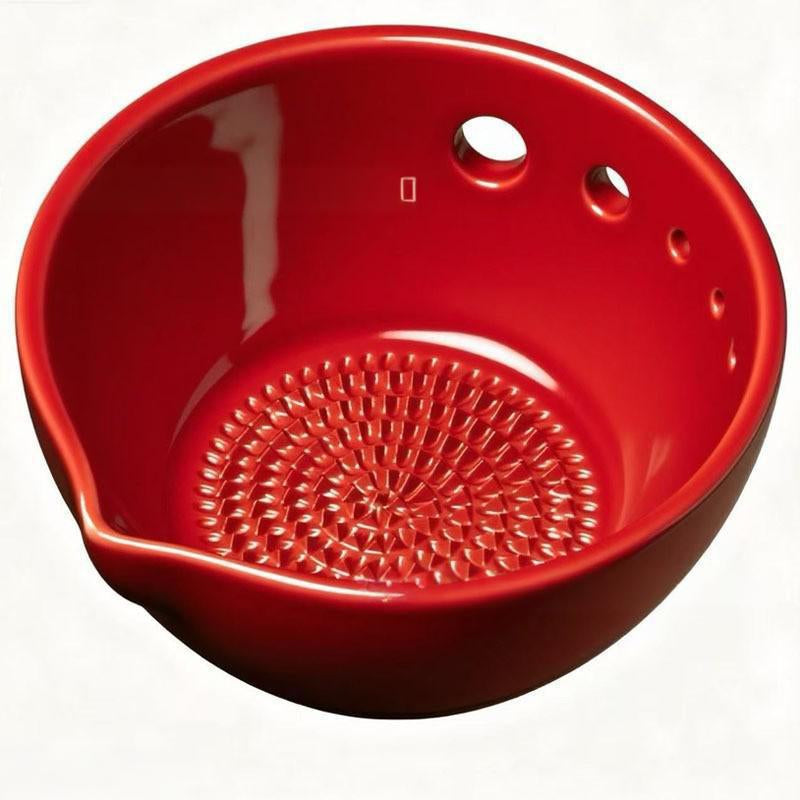 2-in-1 Garlic Grater & Peeler with Drain Hole, Efficient Vegetable Leaf Stripper for Ginger, Onion, Cheese - Renee Lane Company