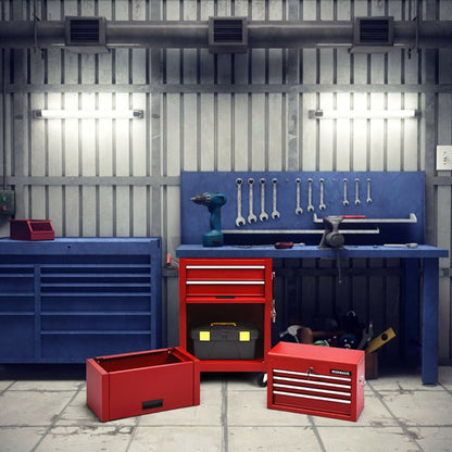 2-in-1 Rolling Tool Chest with 5 Sliding Lockable Drawers - Renee Lane Company