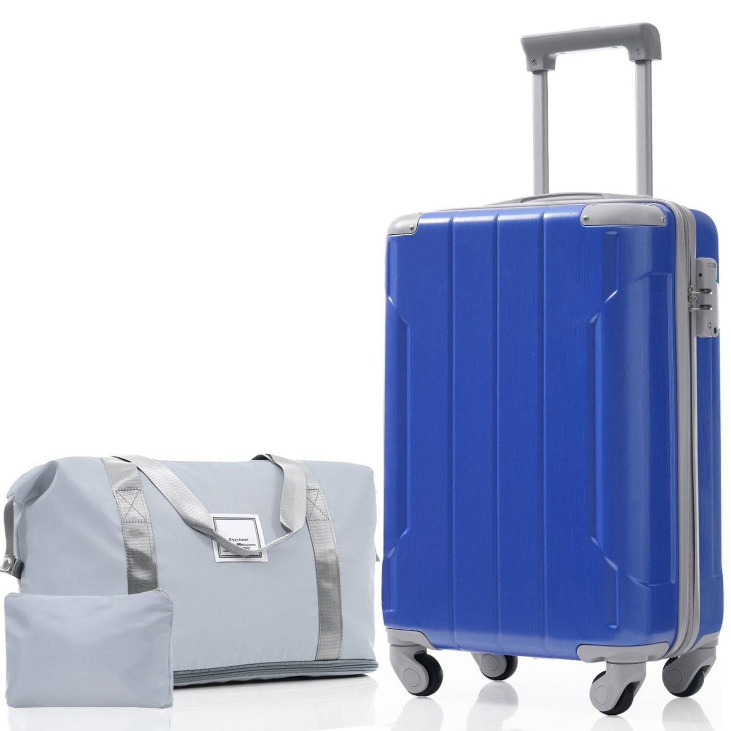 20 Inch Carry On Luggage Set 3 Piece with Spinner Wheels, Lightweight Hardshell ABS Suitcase for Weedend Getaways, Business Travel - Renee Lane Company