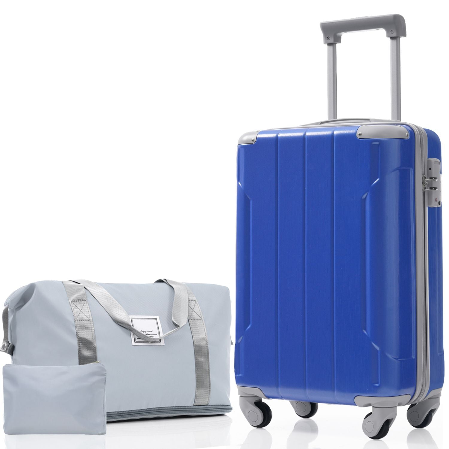 20 Inch Carry On Luggage Set 3 Piece with Spinner Wheels, Lightweight Hardshell ABS Suitcase for Weedend Getaways, Business Travel - Renee Lane Company