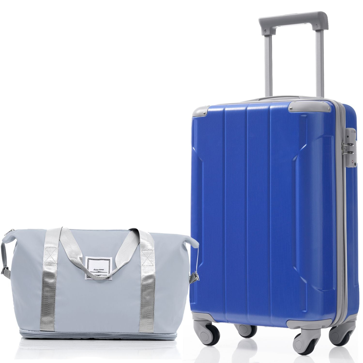20 Inch Carry On Luggage Set 3 Piece with Spinner Wheels, Lightweight Hardshell ABS Suitcase for Weedend Getaways, Business Travel - Renee Lane Company