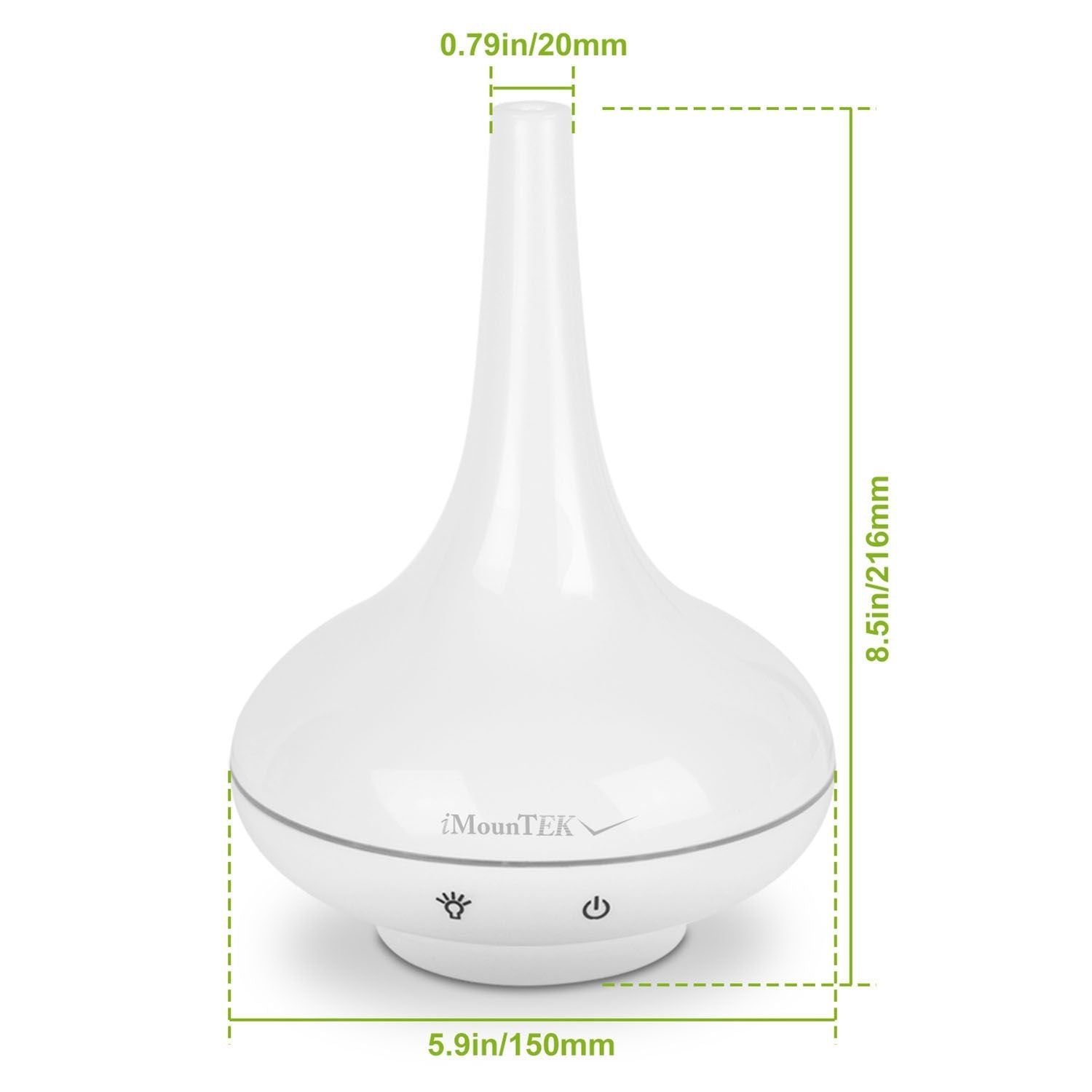 200ml Cool Mist Humidifier Ultrasonic Aroma Essential Oil Diffuser w/7 Color LED Lights Waterless Auto Off for Office Home Room Study Yoga Spa - Renee Lane Company