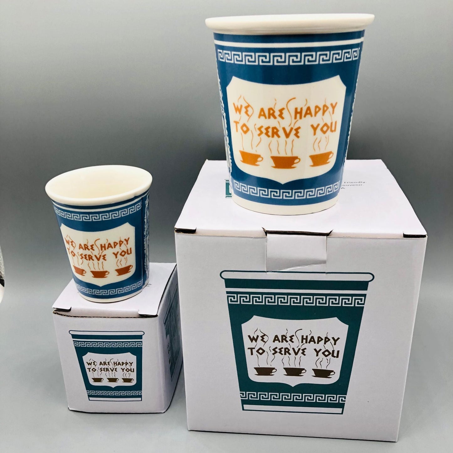 201-300ml Paper Cup Style Ceramic Mug Coffee Mug Gift Mug Household Water Mug Milk Tea Mug Milk Mug - Renee Lane Company