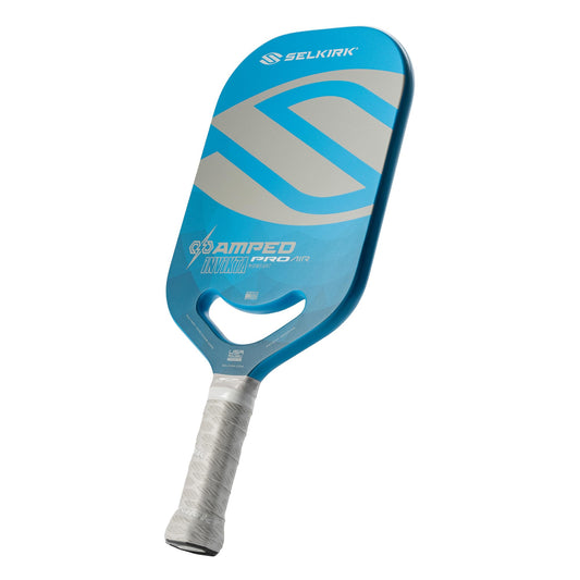 2025 Selkirk Amped Pro Air Pickleball Paddle | Fiberglass Pickleball Paddle with a Polypropylene X5+ 16mm Core | Throatflex | Flex Foam | Pickleball Rackets Made in The USA | Invikta Blue - Renee Lane Company