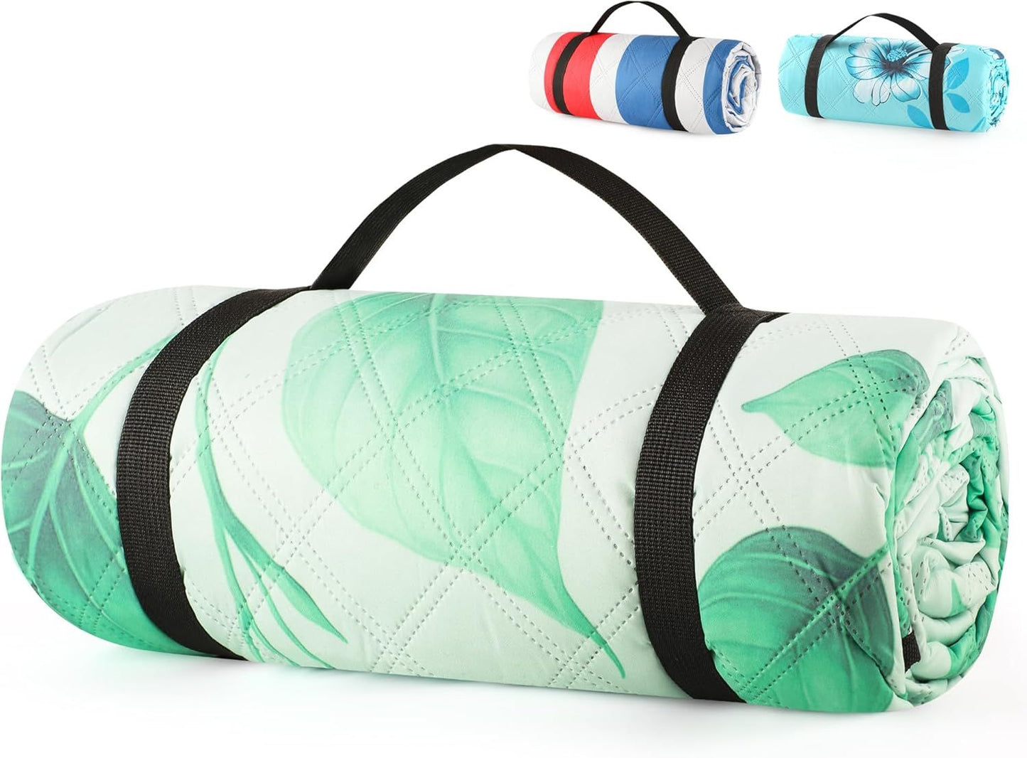 (2025 Upgrade) Extra Large Waterproof Picnic Blankets | Foldable Sandproof Beach Blanket N Outdoor Blanket | 5-Layer Machine Washable Soft Picnic Mat for Camping, Grass, Park N Stadium - Renee Lane Company