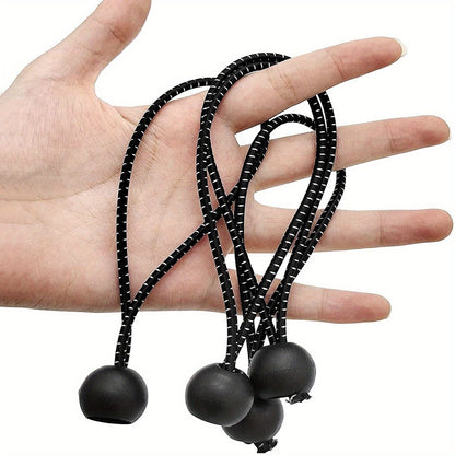 20pcs 6 Inch Bungee Cords, Bungee Balls, Bungee Cords With Balls, Elastic String Ties For Camping, Tents, Tarp, Canopy Shelter, Wall Pipe, Holding Wire And UV Resistant - Renee Lane Company
