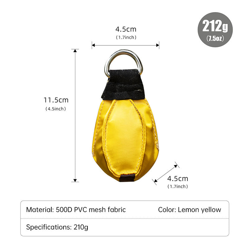 210G PVC Tree Climbing Rope Bag, Arborist Weighted Bag for Caving, Rock Climbing & Rope Deployment - Renee Lane Company