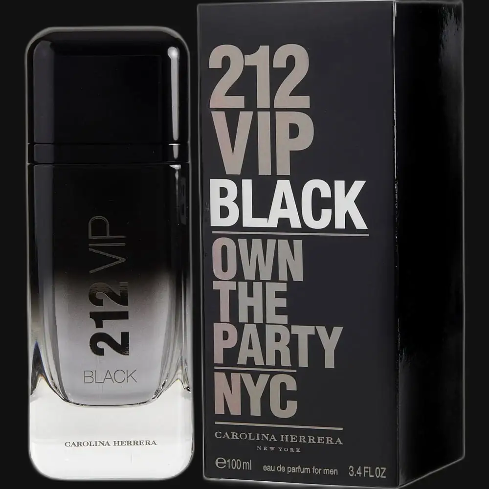 212 Vip Black By Carolina Herrera Cologne for Men - Renee Lane Company