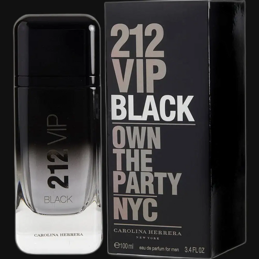 212 Vip Black By Carolina Herrera Cologne for Men - Renee Lane Company