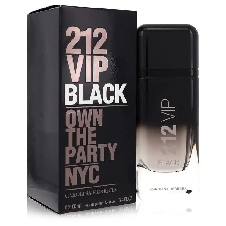 212 Vip Black By Carolina Herrera Cologne for Men - Renee Lane Company