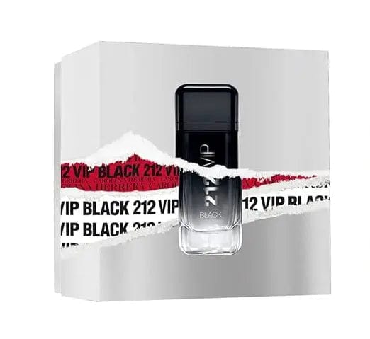 Men's fragrance set with Eau de Parfum bottle and travel spray, shown with box