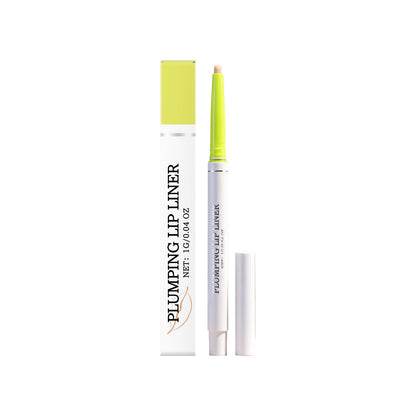 Matte lip liner set: box and two tubes with lime-green caps