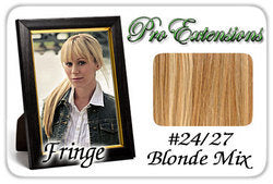 #24/27 Blonde Mix Pro Fringe Clip In Bangs - Renee Lane Company