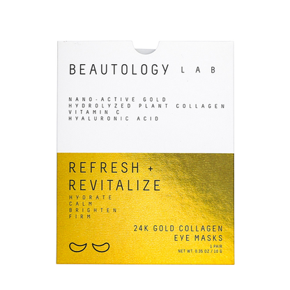 24K GOLD COLLAGEN EYE MASKS SINGLE - Renee Lane Company