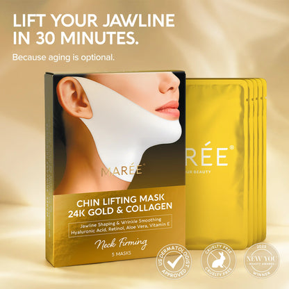24K Gold Chin & Jawline Lifting Mask - Renee Lane Company
